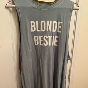 Show Me Your Mumu “blonde bestie” tank